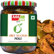 Homemade Dry Mango Pickle with Less Oil 