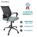 C104 Fabric Mesh Office Chair Medium-Back (Black)