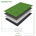 High Density Artificial Grass for Balcony, Lawn, Garden 2x4 feet 