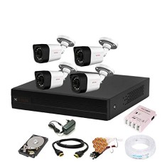 4 Channel CP PLUS Wired 1080p HD Outdoor Camera Combo Set