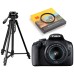 Canon EOS 1500D 24.1 DSLR with EF S18-55 is II Lens