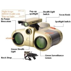 Generic Night Scope Toy Binocular with Pop-Up Light