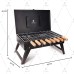  Briefcase Barbeque Grill with 8 Skewers Lowest Price