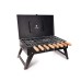  Briefcase Barbeque Grill with 8 Skewers Lowest Price