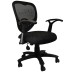 Umbrella Base Office Chair (Standard, Black)